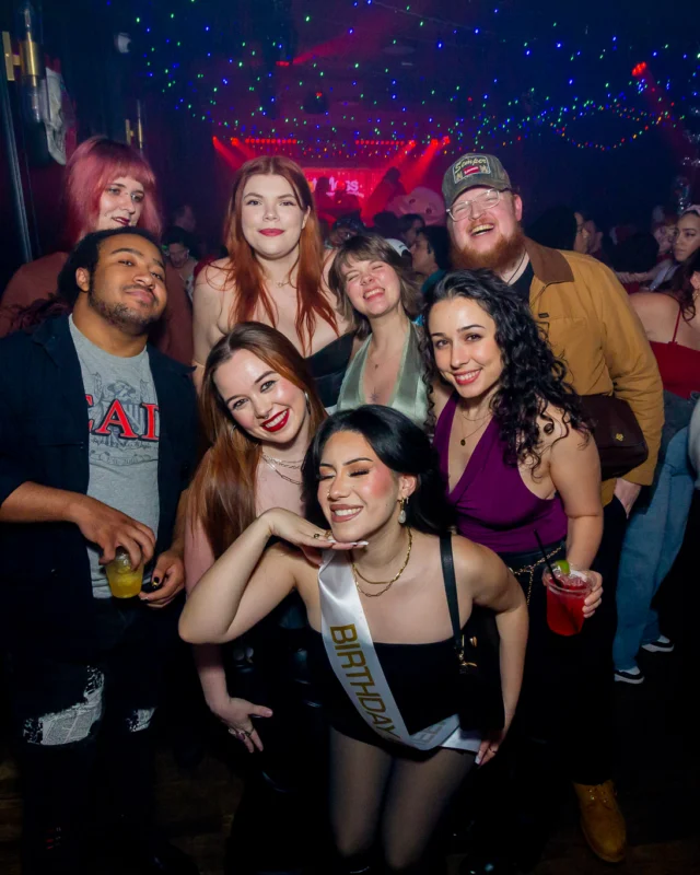 Nonsense Christmas 2025 - Kimber was the DJ - Scott was Santa - Madison was the Grumpy Elf - Photo by @hellacurious