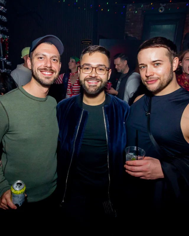 Nonsense Christmas 2025 - Kimber was the DJ - Scott was Santa - Madison was the Grumpy Elf - Photo by @hellacurious