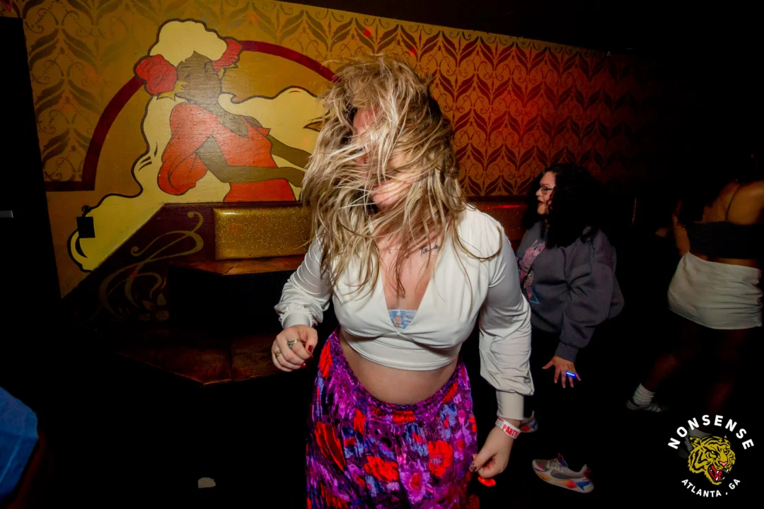 Hot Mess Dance Party on Ponce - January 2026 @ 404.EXE. Kimber + Tom Bruno were the DJs. Photo by @Hellacurious.