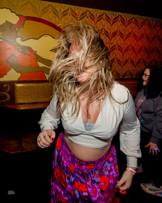 Hot Mess Dance Party on Ponce - January 2026 @ 404.EXE. Kimber + Tom Bruno were the DJs. Photo by @Hellacurious.