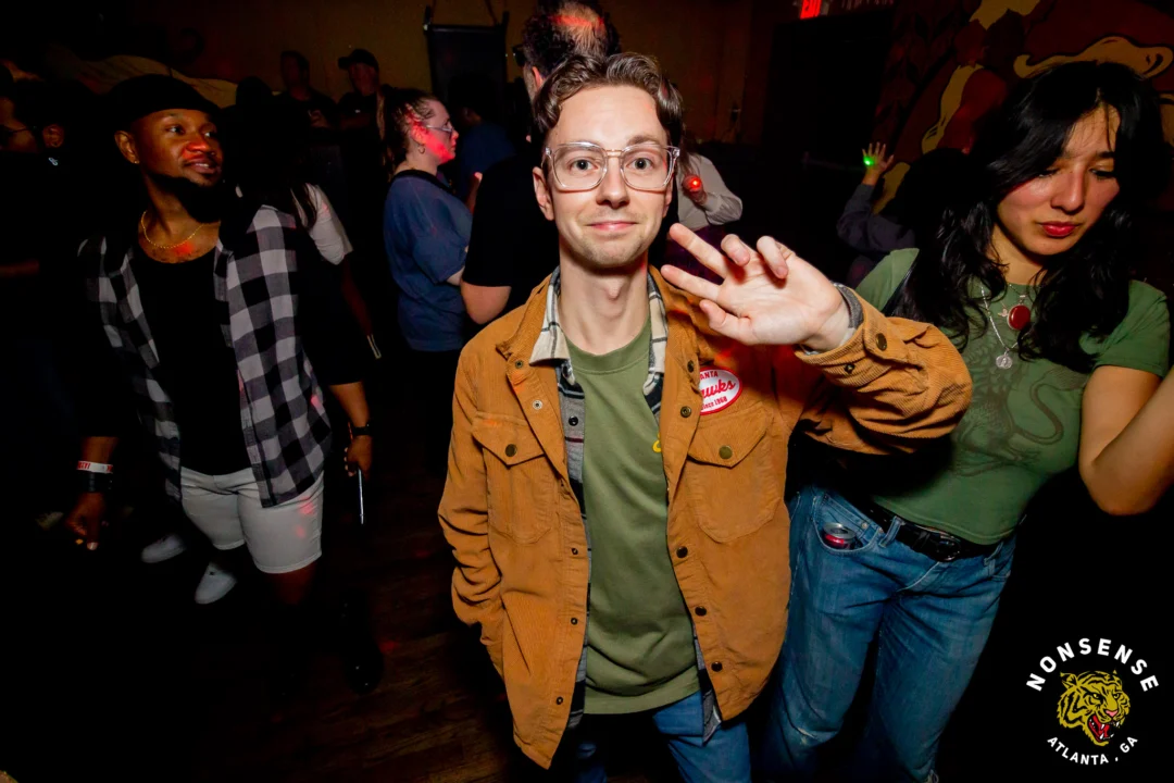 Hot Mess Dance Party on Ponce - January 2026 @ 404.EXE. Kimber + Tom Bruno were the DJs. Photo by @Hellacurious.
