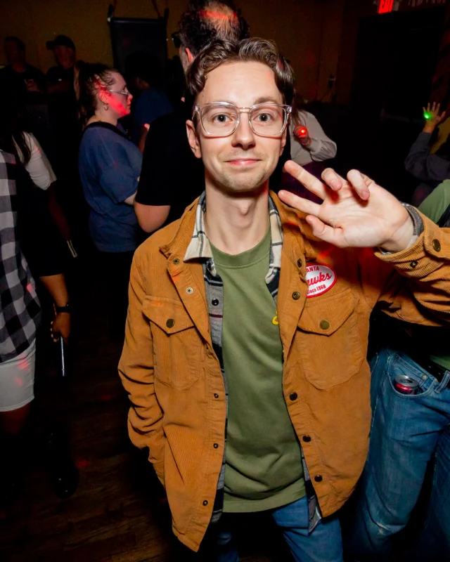 Hot Mess Dance Party on Ponce - January 2026 @ 404.EXE. Kimber + Tom Bruno were the DJs. Photo by @Hellacurious.