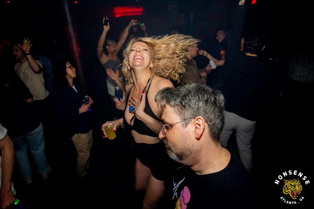 Hot Mess Dance Party on Ponce - January 2026 @ 404.EXE. Kimber + Tom Bruno were the DJs. Photo by @Hellacurious.