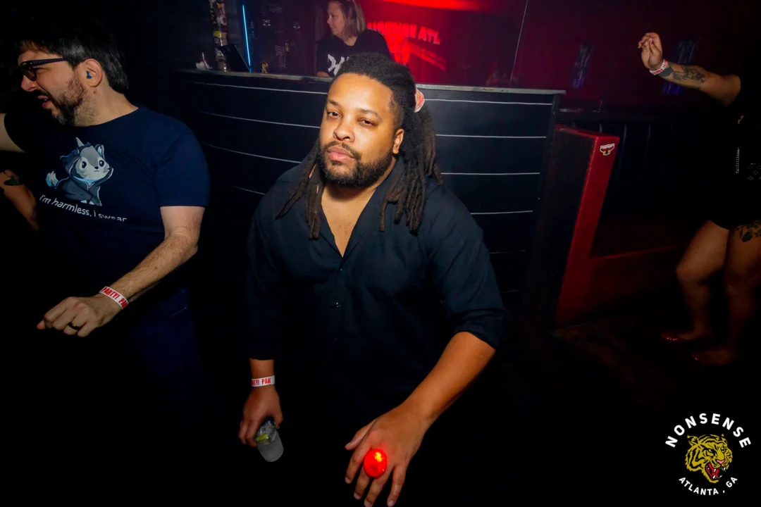 Hot Mess Dance Party on Ponce - January 2026 @ 404.EXE. Kimber + Tom Bruno were the DJs. Photo by @Hellacurious.