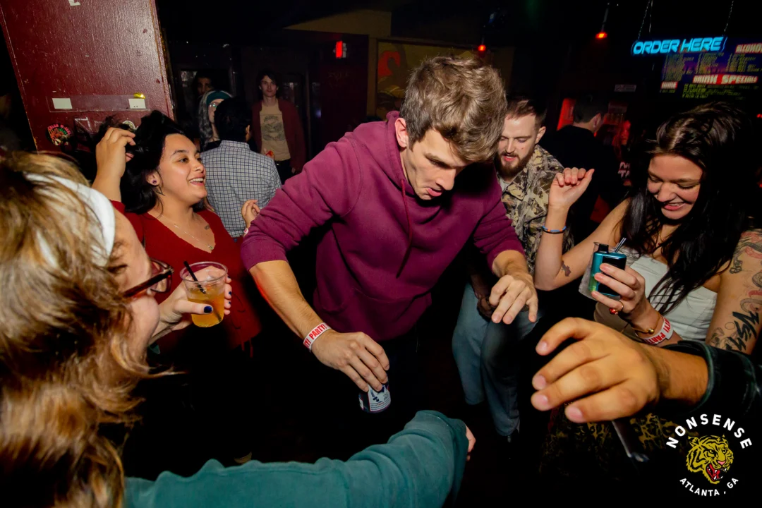 Hot Mess Dance Party on Ponce - January 2026 @ 404.EXE. Kimber + Tom Bruno were the DJs. Photo by @Hellacurious.