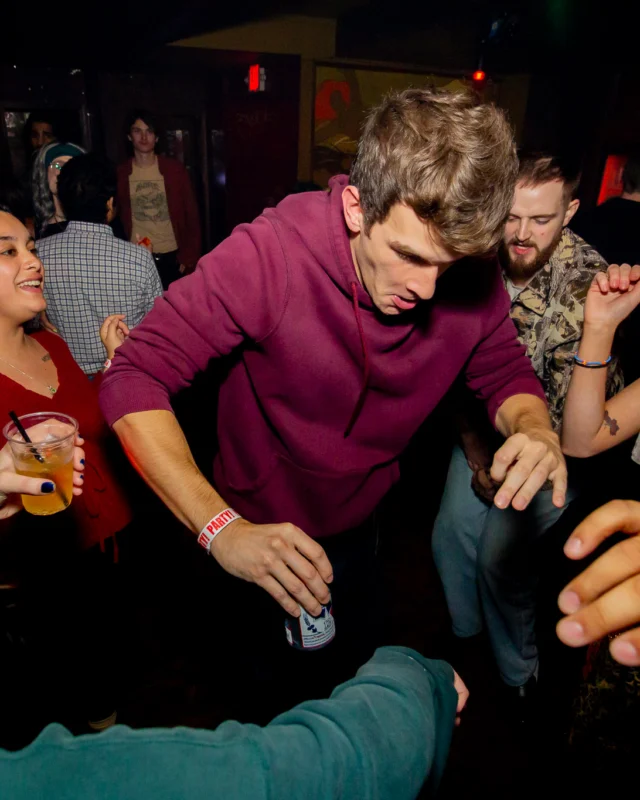 Hot Mess Dance Party on Ponce - January 2026 @ 404.EXE. Kimber + Tom Bruno were the DJs. Photo by @Hellacurious.