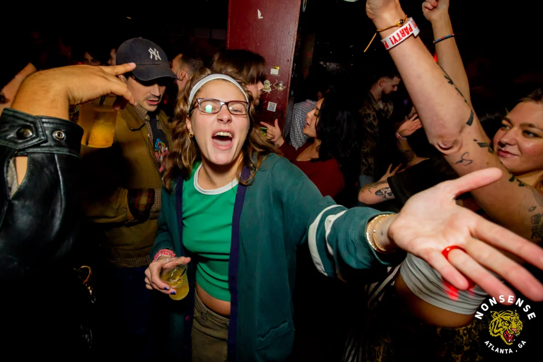 Hot Mess Dance Party on Ponce - January 2026 @ 404.EXE. Kimber + Tom Bruno were the DJs. Photo by @Hellacurious.