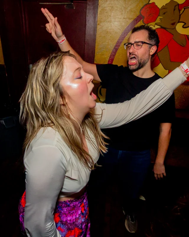 Hot Mess Dance Party on Ponce - January 2026 @ 404.EXE. Kimber + Tom Bruno were the DJs. Photo by @Hellacurious.