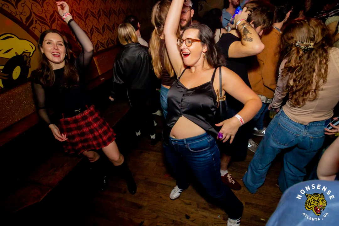 Hot Mess Dance Party on Ponce - January 2026 @ 404.EXE. Kimber + Tom Bruno were the DJs. Photo by @Hellacurious.