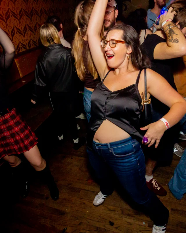 Hot Mess Dance Party on Ponce - January 2026 @ 404.EXE. Kimber + Tom Bruno were the DJs. Photo by @Hellacurious.