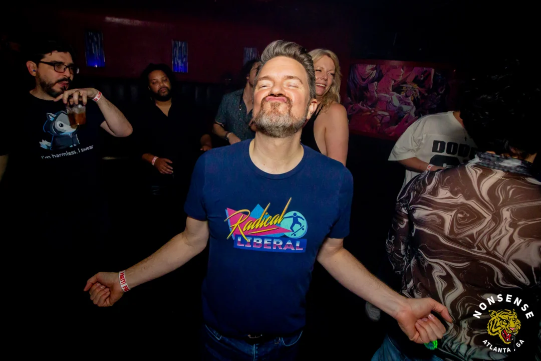 Hot Mess Dance Party on Ponce - January 2026 @ 404.EXE. Kimber + Tom Bruno were the DJs. Photo by @Hellacurious.