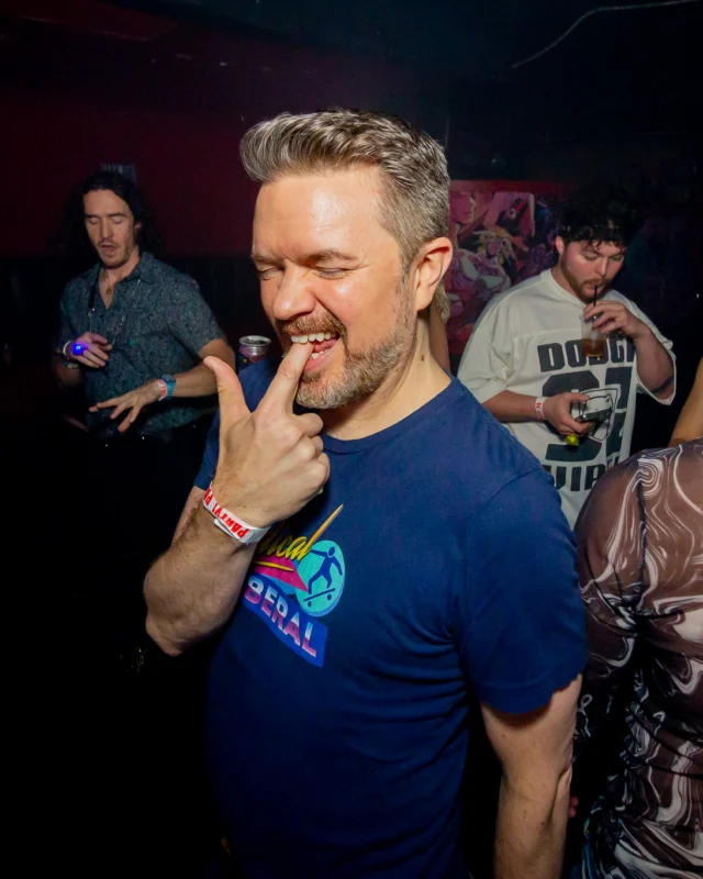 Hot Mess Dance Party on Ponce - January 2026 @ 404.EXE. Kimber + Tom Bruno were the DJs. Photo by @Hellacurious.