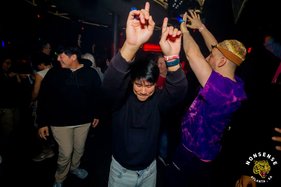 Hot Mess Dance Party on Ponce - January 2026 @ 404.EXE. Kimber + Tom Bruno were the DJs. Photo by @Hellacurious.