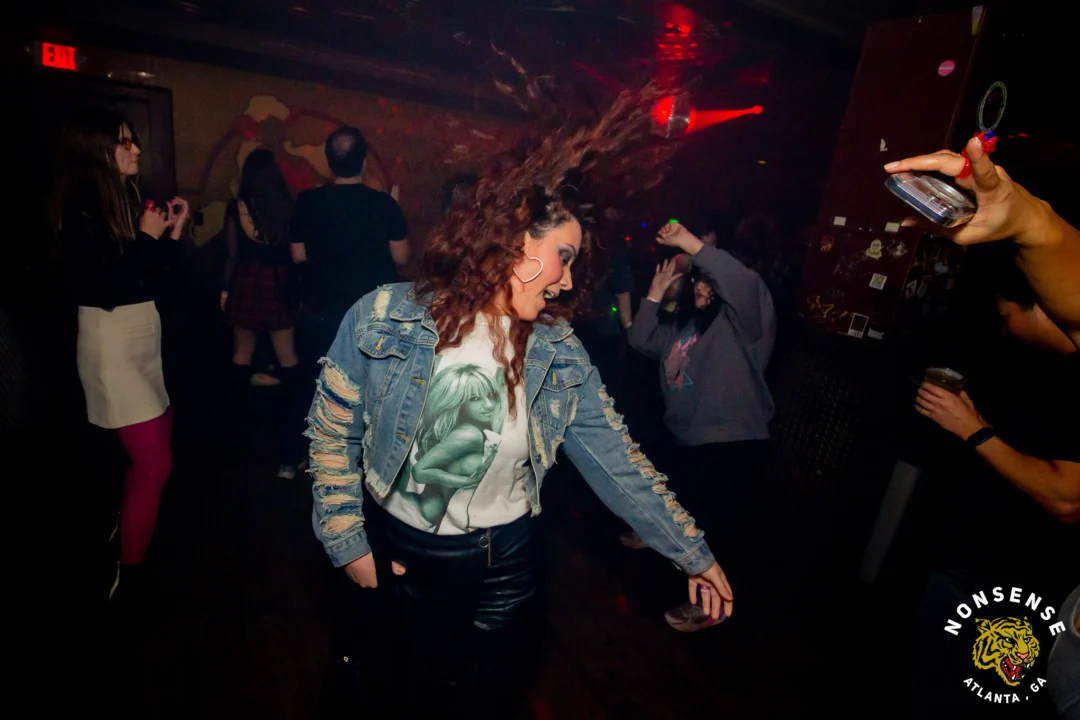 Hot Mess Dance Party on Ponce - January 2026 @ 404.EXE. Kimber + Tom Bruno were the DJs. Photo by @Hellacurious.