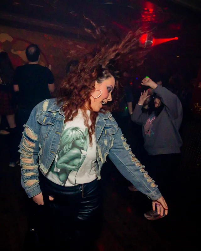 Hot Mess Dance Party on Ponce - January 2026 @ 404.EXE. Kimber + Tom Bruno were the DJs. Photo by @Hellacurious.