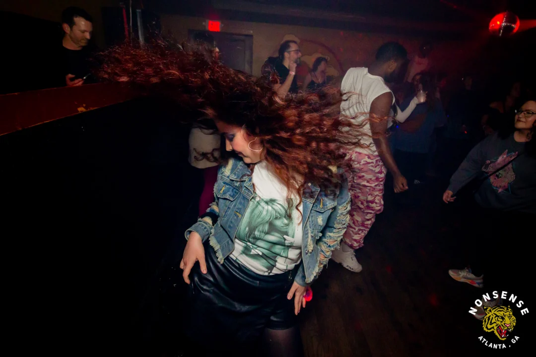 Hot Mess Dance Party on Ponce - January 2026 @ 404.EXE. Kimber + Tom Bruno were the DJs. Photo by @Hellacurious.