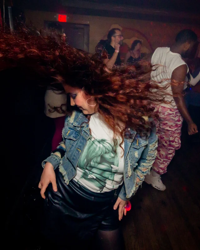 Hot Mess Dance Party on Ponce - January 2026 @ 404.EXE. Kimber + Tom Bruno were the DJs. Photo by @Hellacurious.