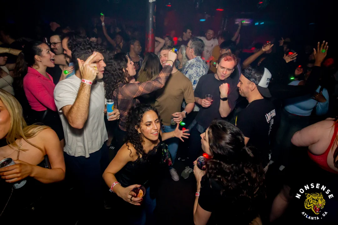 Hot Mess Dance Party on Ponce - January 2026 @ 404.EXE. Kimber + Tom Bruno were the DJs. Photo by @Hellacurious.