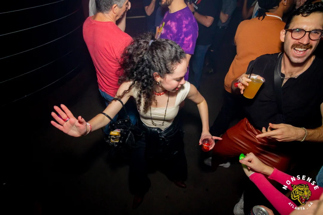 Hot Mess Dance Party on Ponce - January 2026 @ 404.EXE. Kimber + Tom Bruno were the DJs. Photo by @Hellacurious.