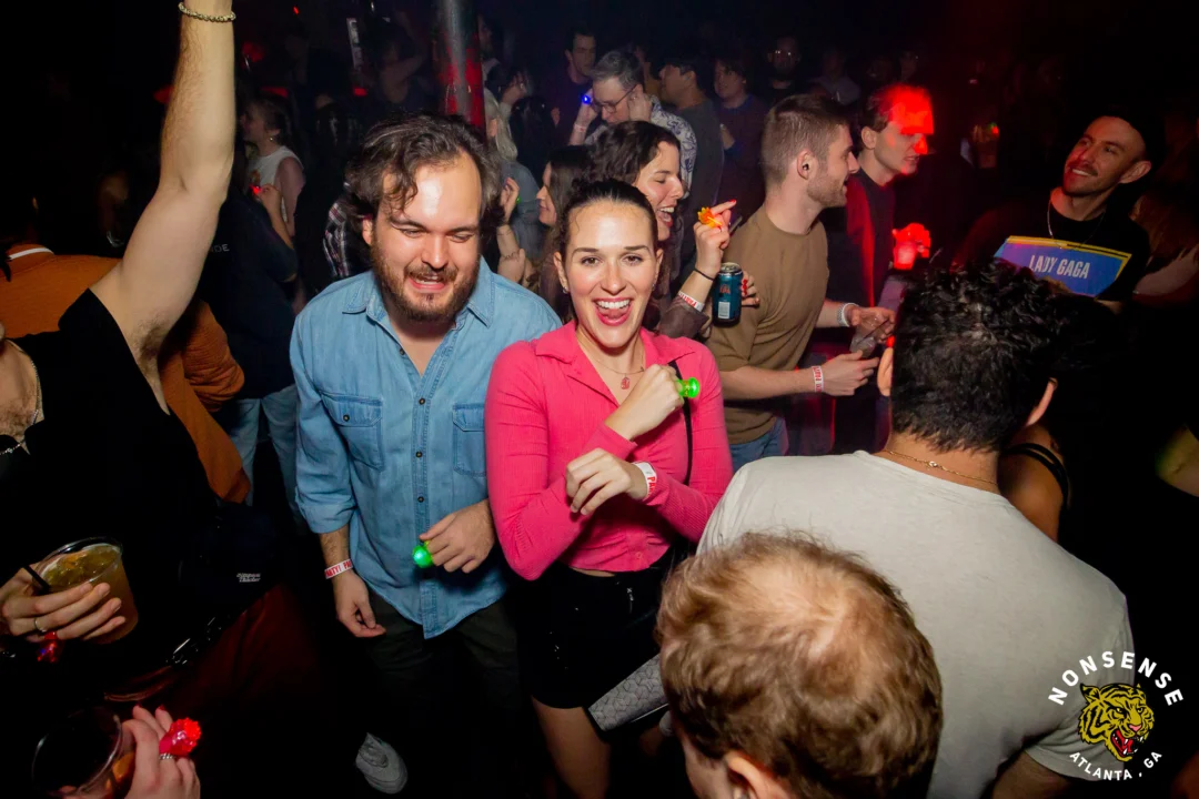 Hot Mess Dance Party on Ponce - January 2026 @ 404.EXE. Kimber + Tom Bruno were the DJs. Photo by @Hellacurious.
