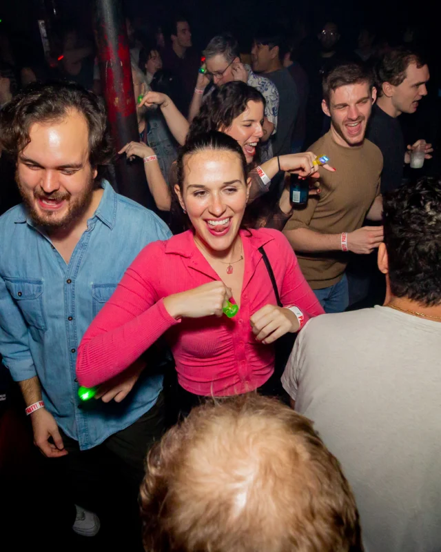 Hot Mess Dance Party on Ponce - January 2026 @ 404.EXE. Kimber + Tom Bruno were the DJs. Photo by @Hellacurious.