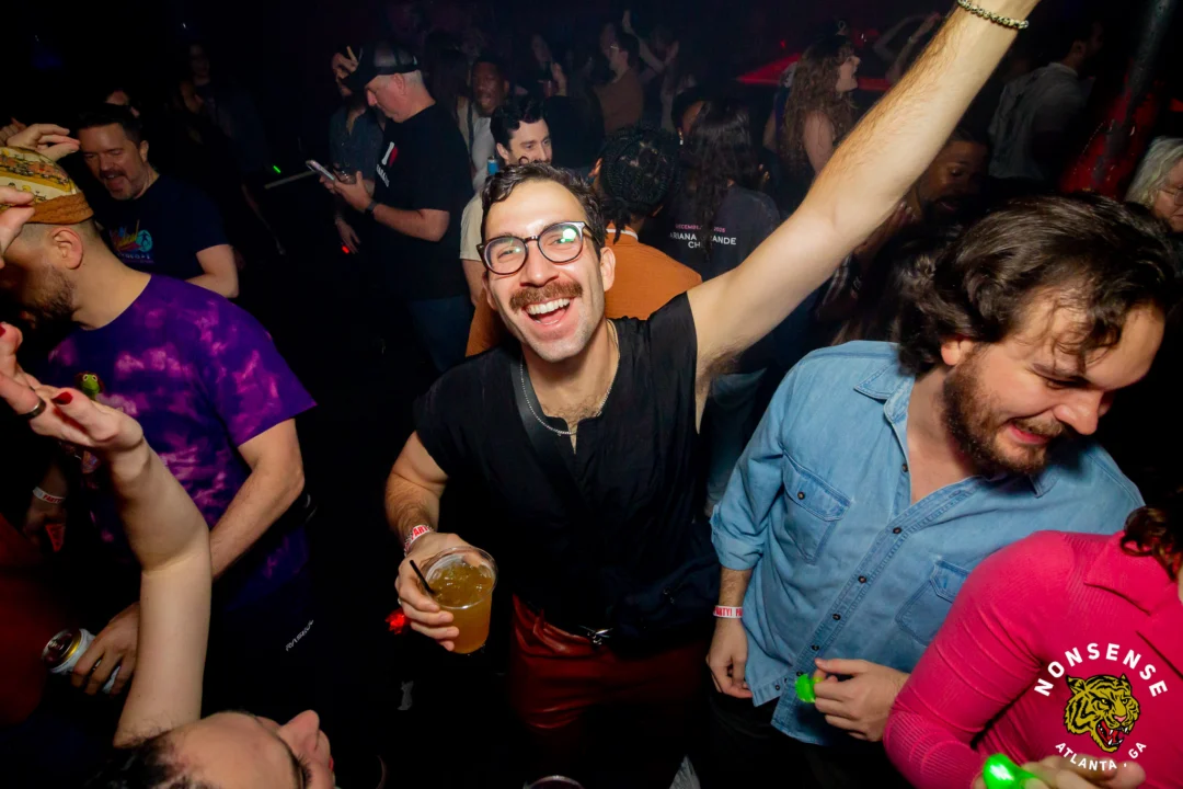 Hot Mess Dance Party on Ponce - January 2026 @ 404.EXE. Kimber + Tom Bruno were the DJs. Photo by @Hellacurious.