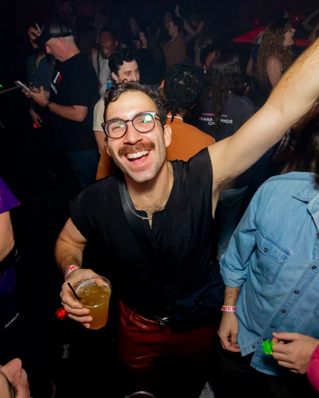 Hot Mess Dance Party on Ponce - January 2026 @ 404.EXE. Kimber + Tom Bruno were the DJs. Photo by @Hellacurious.