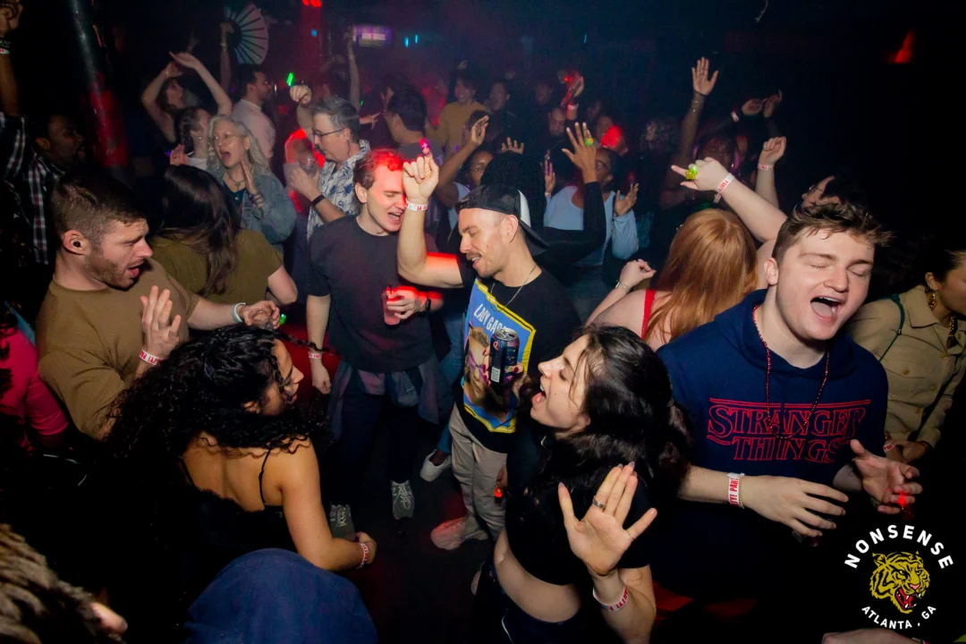 Hot Mess Dance Party on Ponce - January 2026 @ 404.EXE. Kimber + Tom Bruno were the DJs. Photo by @Hellacurious.