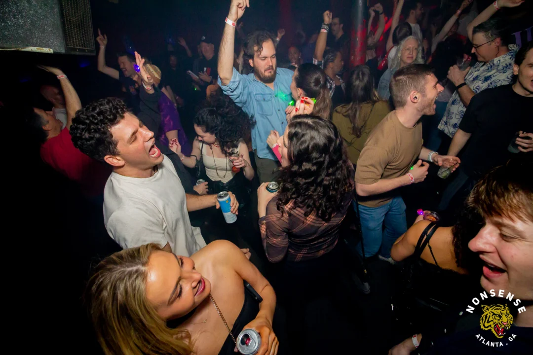 Hot Mess Dance Party on Ponce - January 2026 @ 404.EXE. Kimber + Tom Bruno were the DJs. Photo by @Hellacurious.