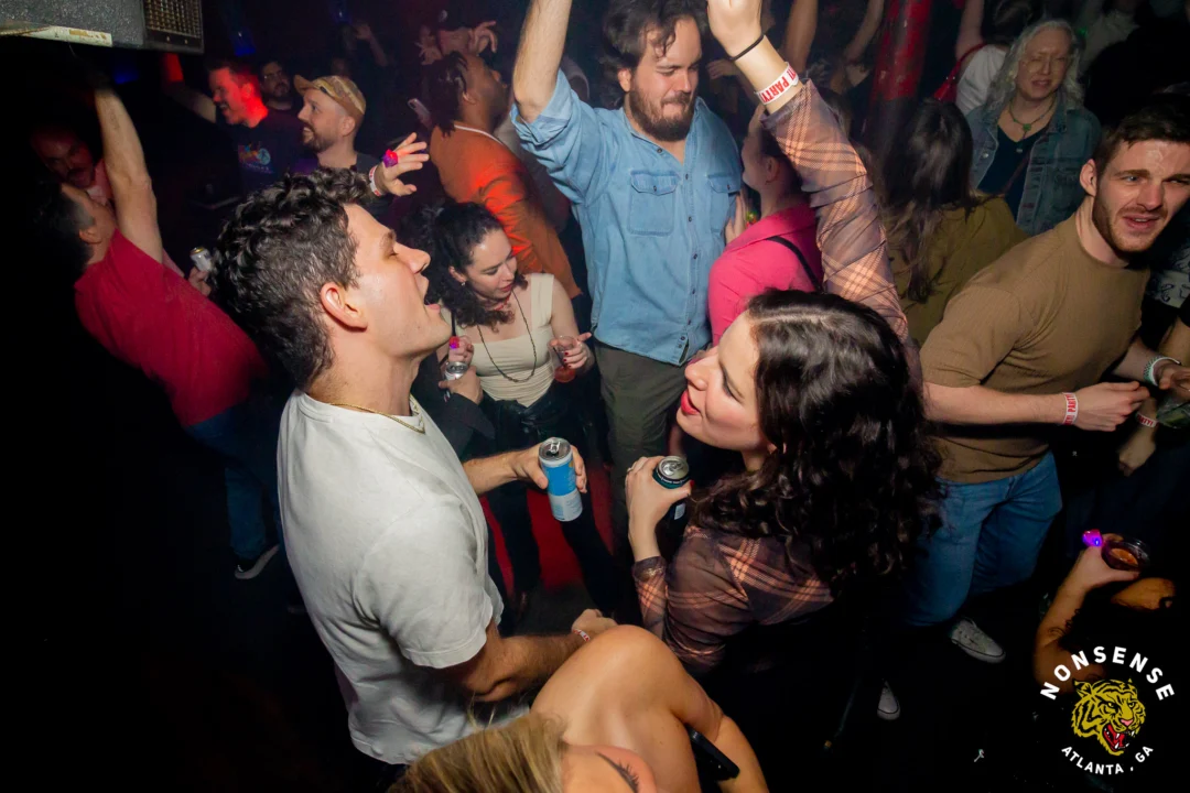 Hot Mess Dance Party on Ponce - January 2026 @ 404.EXE. Kimber + Tom Bruno were the DJs. Photo by @Hellacurious.