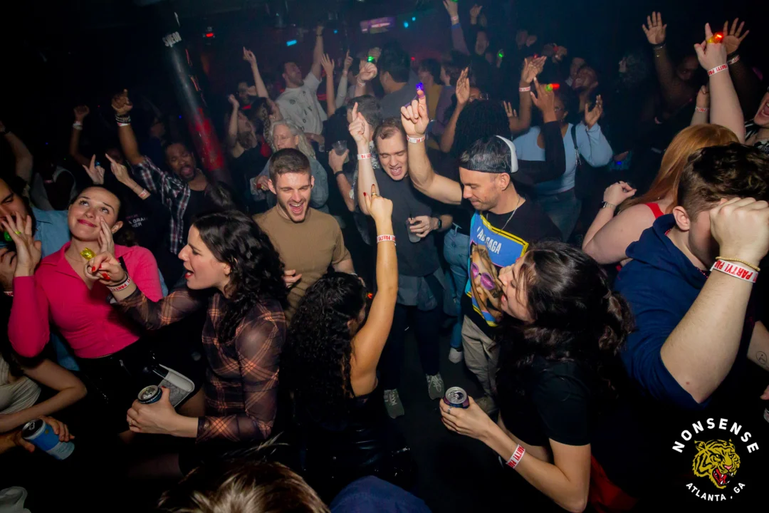 Hot Mess Dance Party on Ponce - January 2026 @ 404.EXE. Kimber + Tom Bruno were the DJs. Photo by @Hellacurious.