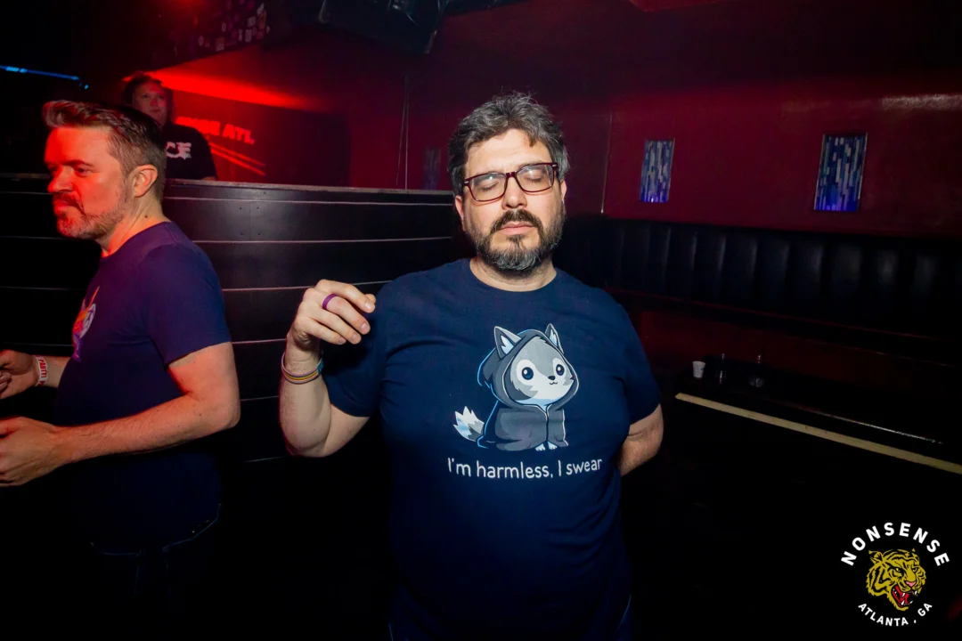 Hot Mess Dance Party on Ponce - January 2026 @ 404.EXE. Kimber + Tom Bruno were the DJs. Photo by @Hellacurious.