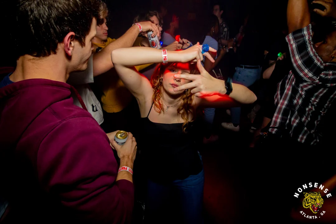 Hot Mess Dance Party on Ponce - January 2026 @ 404.EXE. Kimber + Tom Bruno were the DJs. Photo by @Hellacurious.