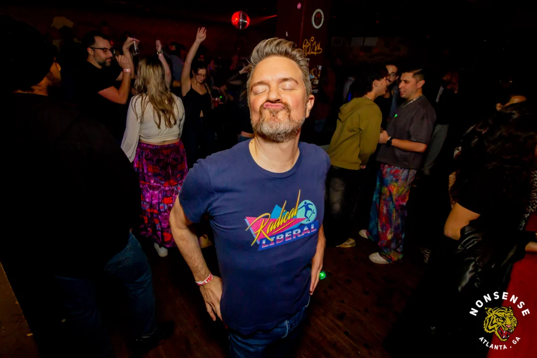 Hot Mess Dance Party on Ponce - January 2026 @ 404.EXE. Kimber + Tom Bruno were the DJs. Photo by @Hellacurious.
