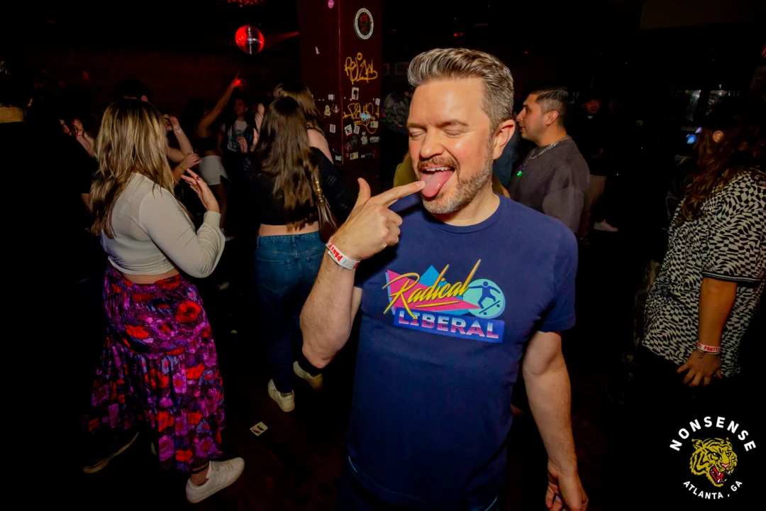 Hot Mess Dance Party on Ponce - January 2026 @ 404.EXE. Kimber + Tom Bruno were the DJs. Photo by @Hellacurious.