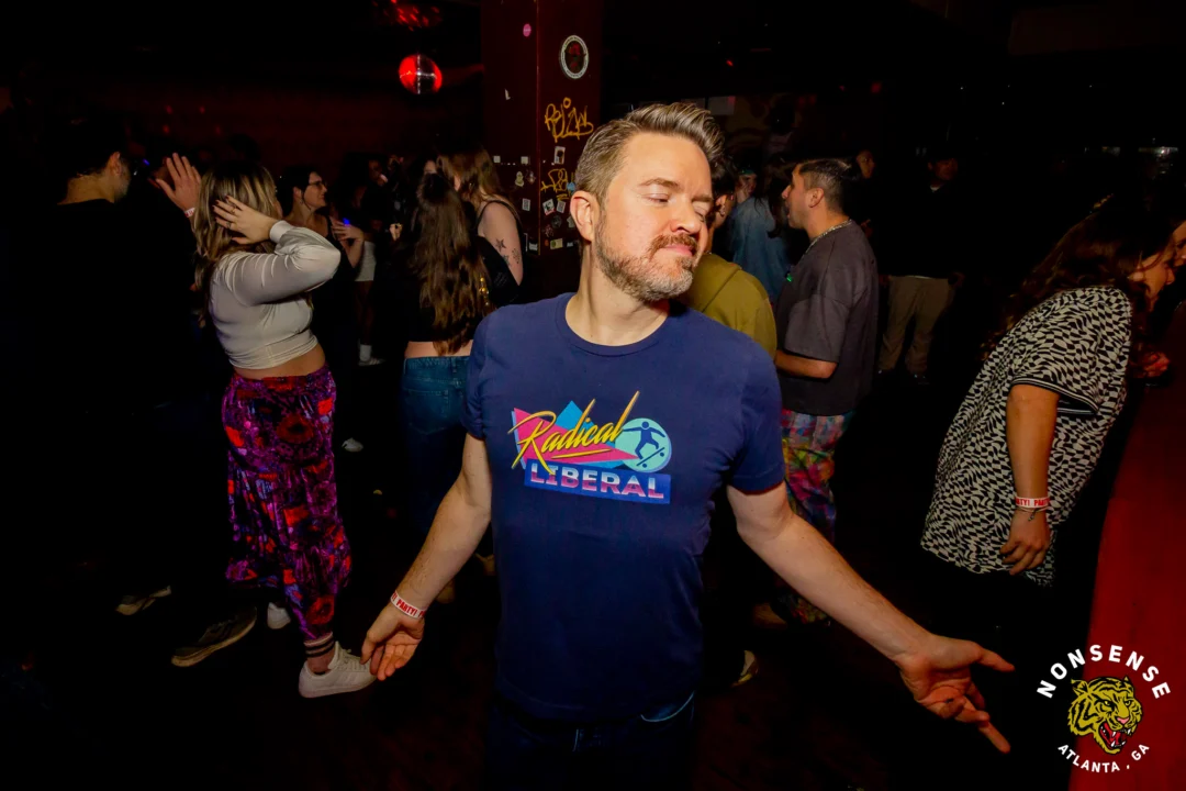 Hot Mess Dance Party on Ponce - January 2026 @ 404.EXE. Kimber + Tom Bruno were the DJs. Photo by @Hellacurious.