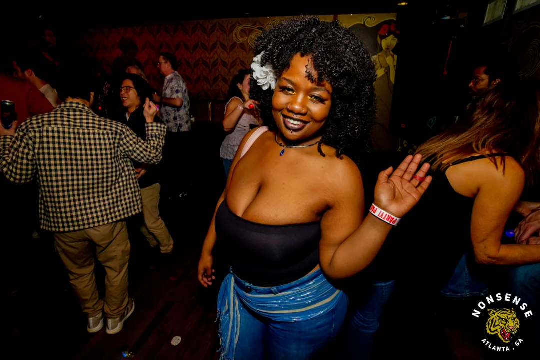 Hot Mess Dance Party on Ponce - January 2026 @ 404.EXE. Kimber + Tom Bruno were the DJs. Photo by @Hellacurious.