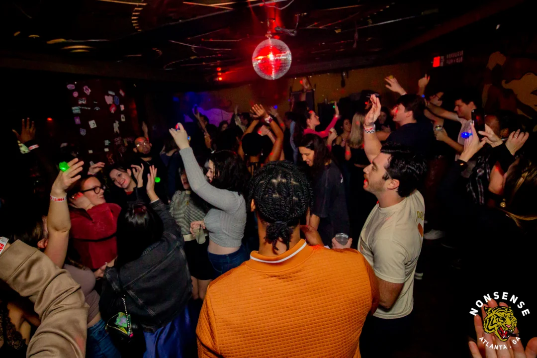 Hot Mess Dance Party on Ponce - January 2026 @ 404.EXE. Kimber + Tom Bruno were the DJs. Photo by @Hellacurious.