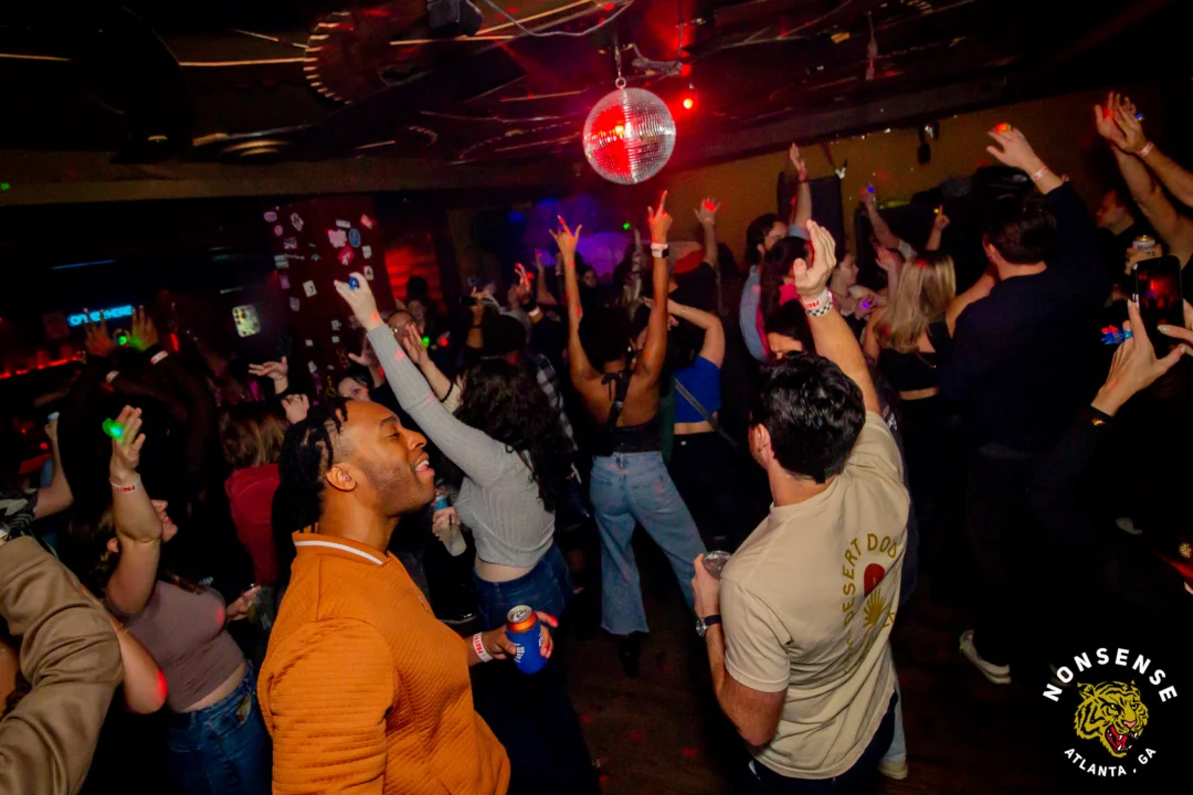 Hot Mess Dance Party on Ponce - January 2026 @ 404.EXE. Kimber + Tom Bruno were the DJs. Photo by @Hellacurious.