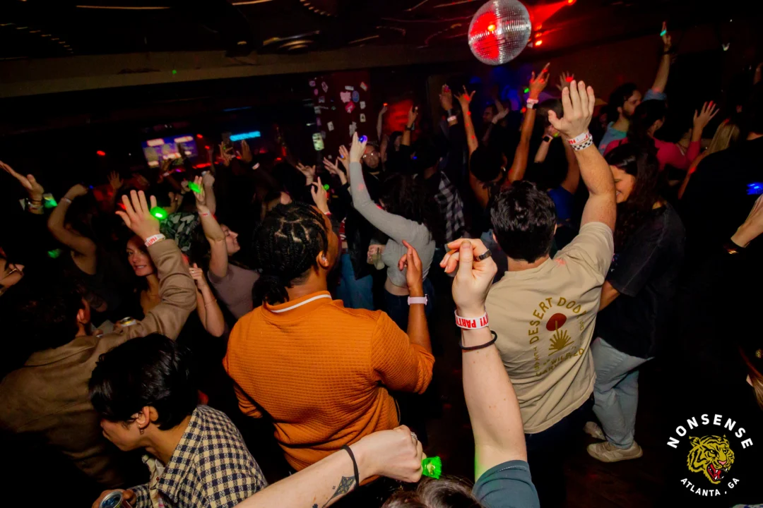 Hot Mess Dance Party on Ponce - January 2026 @ 404.EXE. Kimber + Tom Bruno were the DJs. Photo by @Hellacurious.