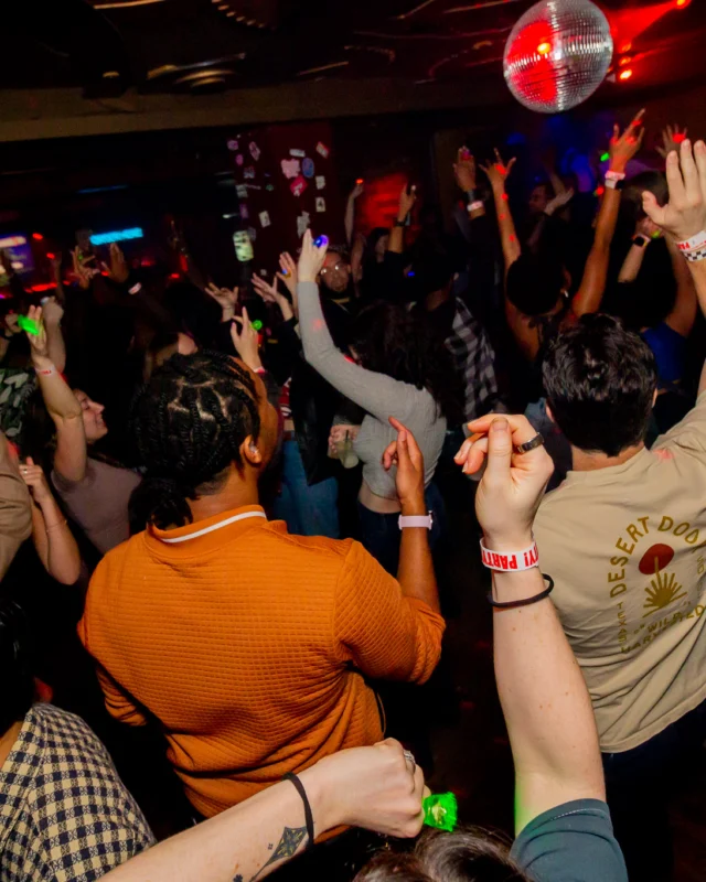 Hot Mess Dance Party on Ponce - January 2026 @ 404.EXE. Kimber + Tom Bruno were the DJs. Photo by @Hellacurious.