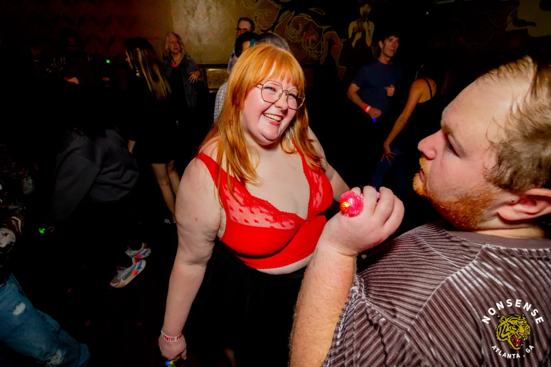 Hot Mess Dance Party on Ponce - January 2026 @ 404.EXE. Kimber + Tom Bruno were the DJs. Photo by @Hellacurious.