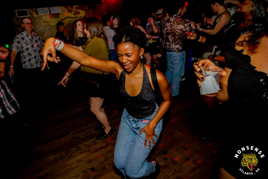 Hot Mess Dance Party on Ponce - January 2026 @ 404.EXE. Kimber + Tom Bruno were the DJs. Photo by @Hellacurious.