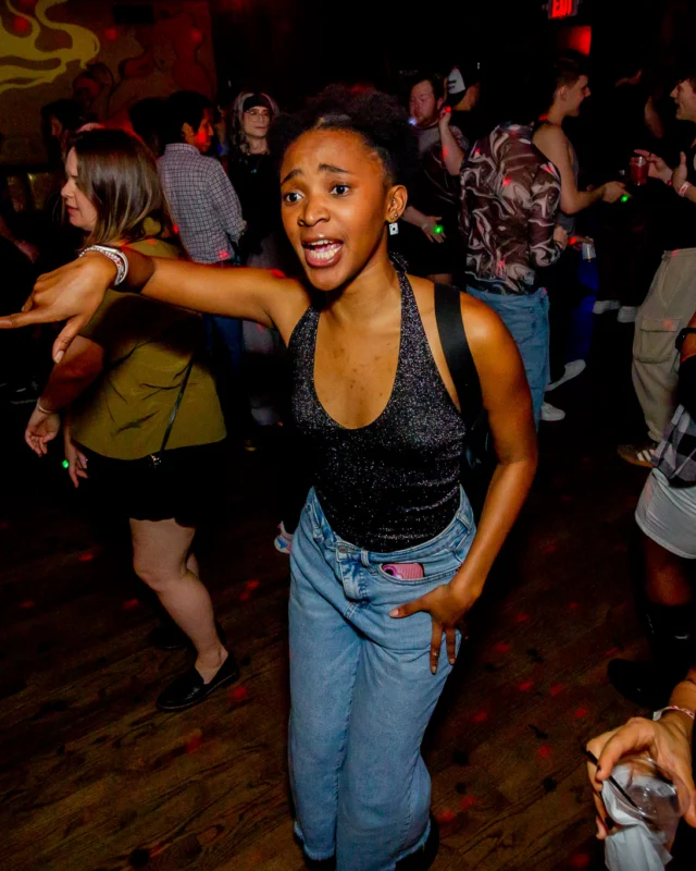 Hot Mess Dance Party on Ponce - January 2026 @ 404.EXE. Kimber + Tom Bruno were the DJs. Photo by @Hellacurious.
