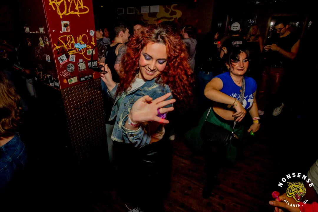 Hot Mess Dance Party on Ponce - January 2026 @ 404.EXE. Kimber + Tom Bruno were the DJs. Photo by @Hellacurious.