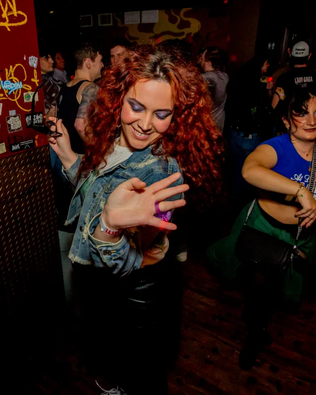 Hot Mess Dance Party on Ponce - January 2026 @ 404.EXE. Kimber + Tom Bruno were the DJs. Photo by @Hellacurious.