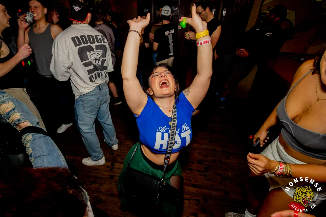 Hot Mess Dance Party on Ponce - January 2026 @ 404.EXE. Kimber + Tom Bruno were the DJs. Photo by @Hellacurious.