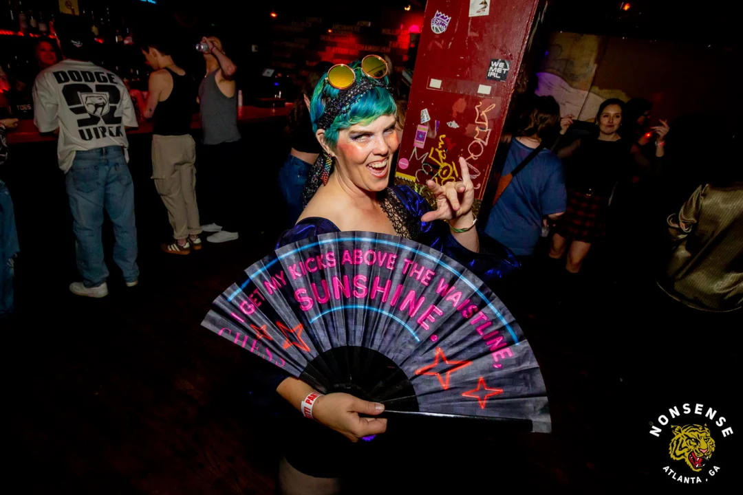 Hot Mess Dance Party on Ponce - January 2026 @ 404.EXE. Kimber + Tom Bruno were the DJs. Photo by @Hellacurious.