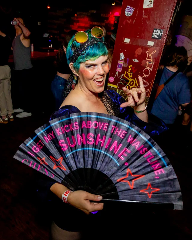 Hot Mess Dance Party on Ponce - January 2026 @ 404.EXE. Kimber + Tom Bruno were the DJs. Photo by @Hellacurious.
