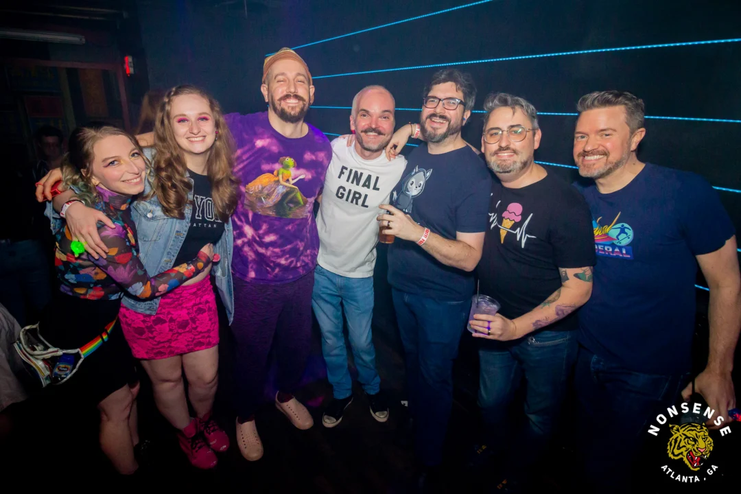 Hot Mess Dance Party on Ponce - January 2026 @ 404.EXE. Kimber + Tom Bruno were the DJs. Photo by @Hellacurious.